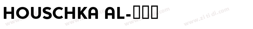 HOUSCHKA AL字体转换